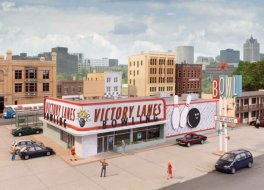 Walthers 4118 HO Vintage Bowling Alley - Kit 
