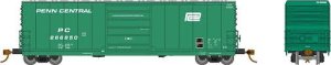 Rapido 139003-F HO Scale - Evans X72 Box car: Penn Central w/ Small Logo - Single Car #269899 - F...