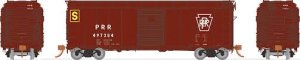 Rapido 123006-2 HO Scale - PRR X31A Single-Door Boxcar: Plain Keystone - Stores Department - Sing...