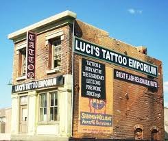 Downtown Deco N Scale - Luci s Tattoo Emporium - Kit
