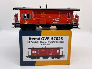 Otter Valley Railroad 57023 - PSC Transfer Van - PSTR #602 "Birthday Caboose" - note model will n...