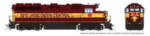 Rapido 40032 - HO EMD GP40 - DCC Ready - Wisconsin Central #3012