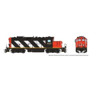Rapido 41508 HO EMD GP9rm, ESU LokSound DCC Sound, Canadian National #4110