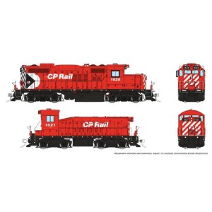 Rapido 54018 - HO GP9u Mother+Slug (DC/Silent): CP - Multimark: #1628 + #1021
