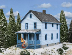 Walthers Cornerstone 3786 - HO Two-Story Frame House - Kit
