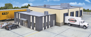 Walthers Cornerstone 4042 - HO Central Beverage Distributors w/Office Annex - Kit