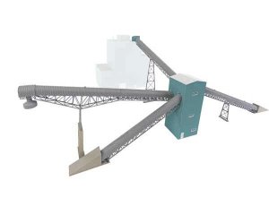 Walthers Cornerstone 4171 - HO Conveyor W/ Transfer House
