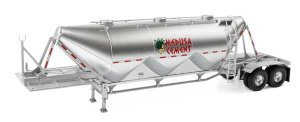 Walthers SceneMaster 2621 HO Scale Dry Bulk Semi Trailer - Assembled - Transload Facility -- Medu...