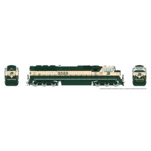 Rapido 1048505 - HO SD70MAC (DC/DCC/Sound): Burlington Northern - Executive Scheme: #958