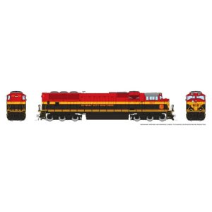 Rapido 1111528 - N SD70MACe Rebuild (DC/DCC/Sound): KCS - Southern Belle: #3912