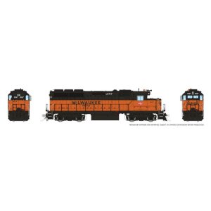 Rapido 1078522 - HO EMD GP40 (DC/DCC/Sound): Milwaukee Road: #2067