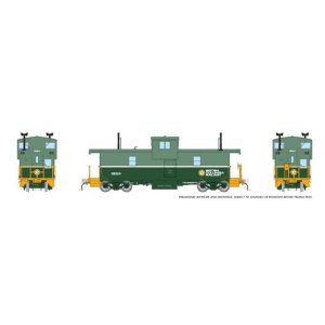 Rapido 1101008 - HO Squamish Caboose: BCR - Two-Tone Green, Early Dogwood Logo: #1884