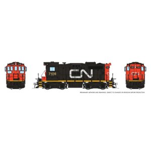 Rapido 1108506 - HO SCALE CN SWEEP (DC/DCC/Sound): CN - Large Noodle: #7106