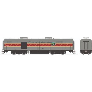 Rapido 1136007 - HO PB HEP Heater Car w/ Blomberg Trucks: Algoma Central: #78