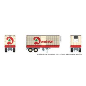 Rapido 1146020 - HO 26' Can-Car Trailer: Dominion Grocers: #174
