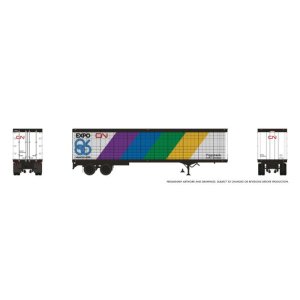 Rapido 1146040 - HO 45' Trailmobile Dry Van Trailer: CN Expo '86: #205628