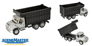 Walthers SceneMaster 11677 - HO International(R) 7600 Dual-Axle Coal Truck - Assembled - Silver C...