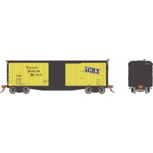 Rapido Trains 130115A - HO USRA Double-Sheathed Boxcar: TH&B - Yellow Scheme: #4576 - Single Car ...