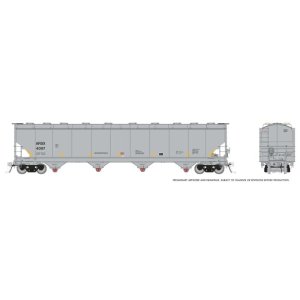 Rapido 136001 - HO Trinity 6221cuft Covered Hopper: ARSX (Sunoco): 6-Pack