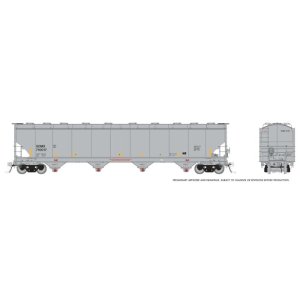 Rapido 136005-1 - HO Trinity 6241cuft Covered Hopper: DOWX (Dow Chemical): Single Car #67315