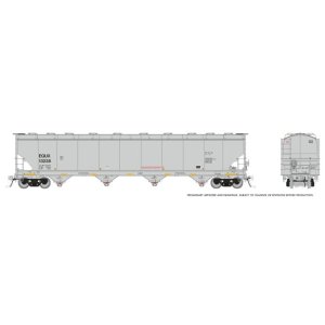 Rapido 136006-2 - HO Trinity 6241cuft Covered Hopper: EQUX (Equistar Chemicals): Single Car #1323...