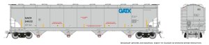 Rapido 136007-1 - HO Trinity 6241cuft Covered Hopper: GACX (General American Marks): Single Car #...