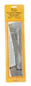Micro Engineering 14718 - HO Code 83 Ladder Track System Turnout - #5e Left Hand Last Ladder