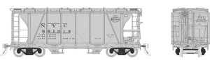 Rapido 149001-6 - HO Enterprise 2-Bay Covered Hopper - New York Central (NYC Roman) #881842