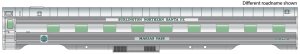 Walthers Proto 15255 - HO 85ft Pullman-Standard Regal Series 4-4-2 Sleeper - BNSF #65 -Raton Pass...