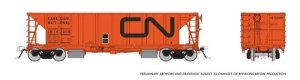 Rapido 158001 - HO NSC Ballast Hopper - Canadian National (Maintenance Scheme) (6pkg)
