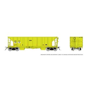 Rapido 158018-3 - HO NSC Ballast Car: Amtrak - Bold Lime : Single Car #11927