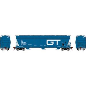 Athearn Genesis G15845 - HO ACF 4600 3-Bay Centerflow Hopper - Grand Trunk #138129