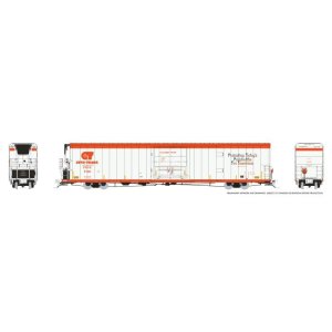Rapido 167501 - HO Greenbrier 72ft IL 7780 Reefer - Sound - Cyro-Trans (CRYX / Orange End) - 6 Pa...