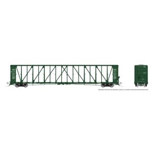 Rapido 174008-6 - HO Scale - New Run - NSC Centerbeam Flatcar: BC Rail - Green: #730386