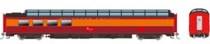 Rapido 175001 - HO SP 3/4 Dome-Lounge w/Fluted Sides - Southern Pacific (Daylight) #3604