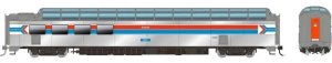 Rapido 175011 - HO SP 3/4 Dome-Lounge w/Flat Sides - Amtrak (Phase 1) #9371