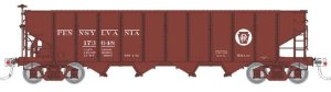 Rapido 178001-5 - HO H21A 4-Bay Hopper - K Brakes - Pennsylvania (PRR Red, Circle Keystone) #1793...