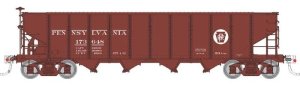 Rapido 178002-6 - HO H21A 4-Bay Hopper - AB Brakes - Pennsylvania (PRR Red, Circle Keystone) #195...