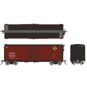 Rapido 181003-6 - HO 1937 AAR 40' Boxcar - Round corner: Erie: Single Car #79192