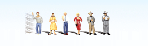Woodland Scenics 1821 - HO Scenic Accent Figures - Pedestrians (6 pkg)