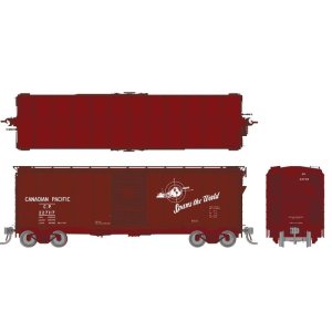 Rapido 183001-4 - HO 1937 AAR 40' Boxcar: CPR - Spans the World: Single Car #227270