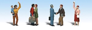 Woodland Scenics 1912 HO Goodbye People - Figures 4pk