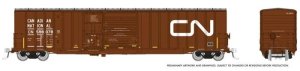 Rapido 193004-3 - HO Trenton Works 6348 CN Boxcar - Canadian National (w/ Conspicuity Stripes) #5...