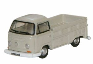 Oxford Diecast NVW002 - N Scale 1960s Volkswagen Pickup Truck - Assembled -- Light Gray