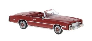 Brekina 19758 - HO 1975 Cadillac Eldorado Convertible - Assembled -- Top Down (gold)