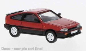 Brekina PCX870468 - HO 1983 Honda CRX - Assembled -- Red, Black