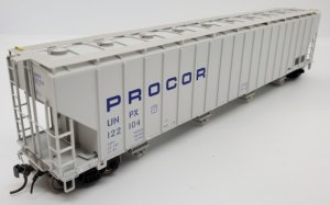 Rapido 157001 - HO 5820 Covered Hopper - Procor/UNPX (Blue Stencil) (6pk) - FINAL SALE