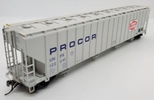Rapido 157003 - HO 5820 Covered Hopper - Procor/UNPX (Union Carbide) #122068
