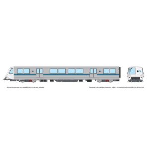 Rapido 204012 - HO Scale Bay Area Rapid Transit: A End Car + Display Case #2