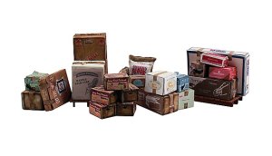Woodland Scenics 2216 - N Miscellaneous Freight - Scenic Accents(R) -- Crates, Boxes, Bags & Sack...